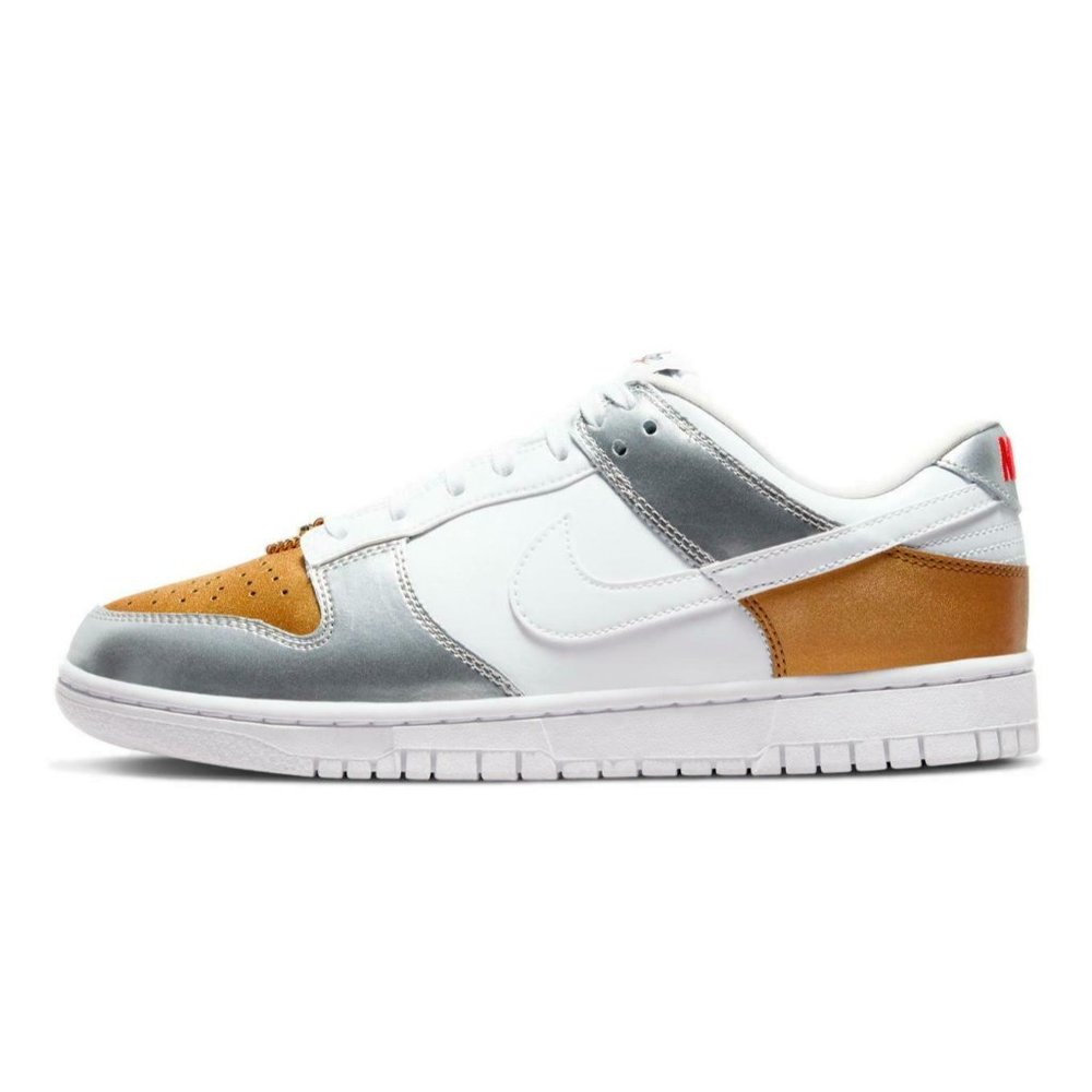 Nike Dunk Low SE Women's Sneaker Shoe Limited Training Metallic DH4403-700 - Picture 3 of 14